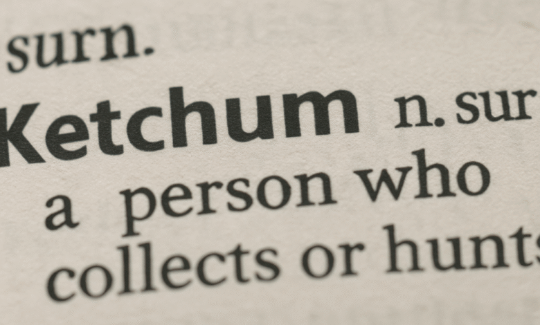 ketchum meaning