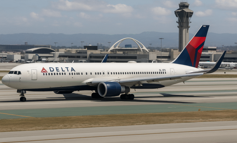 delta flight dl275 diverted lax