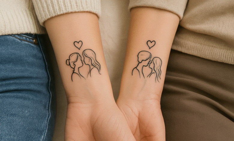 symbol mother daughter tattoo