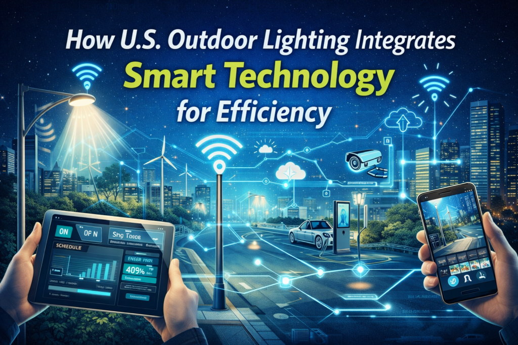 How U.S. Outdoor Lighting Integrates Smart Technology for Efficiency