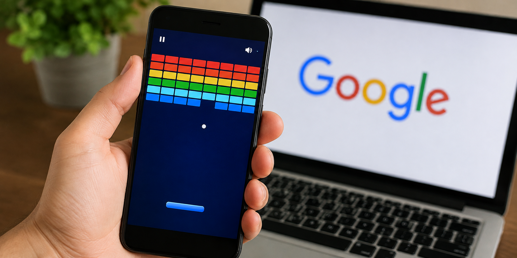 Google Block Breaker